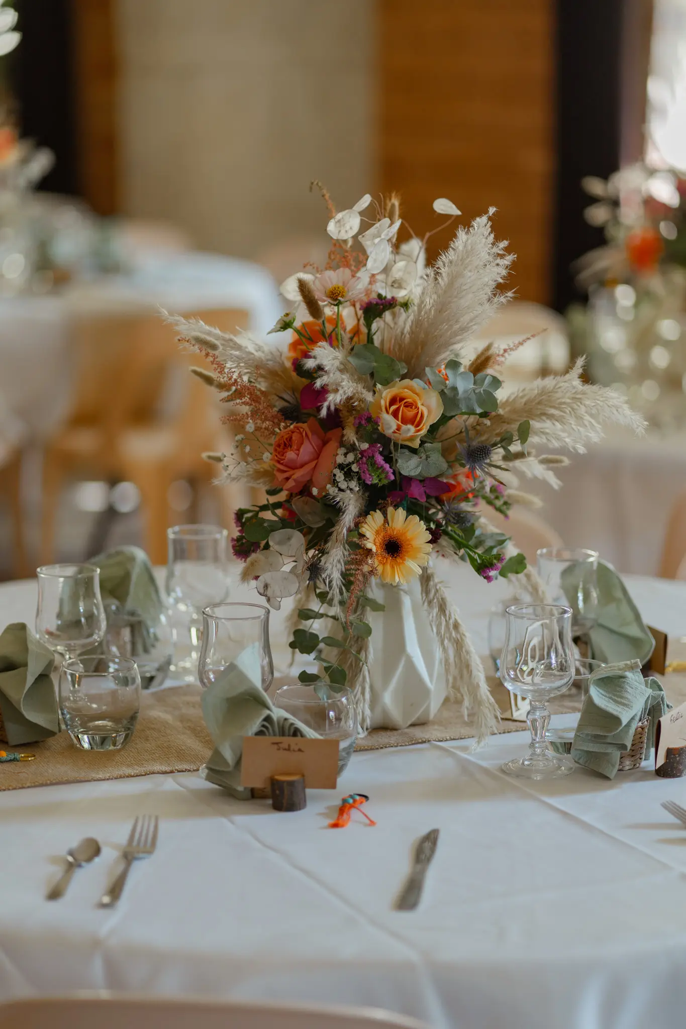 décoration de table de mariage