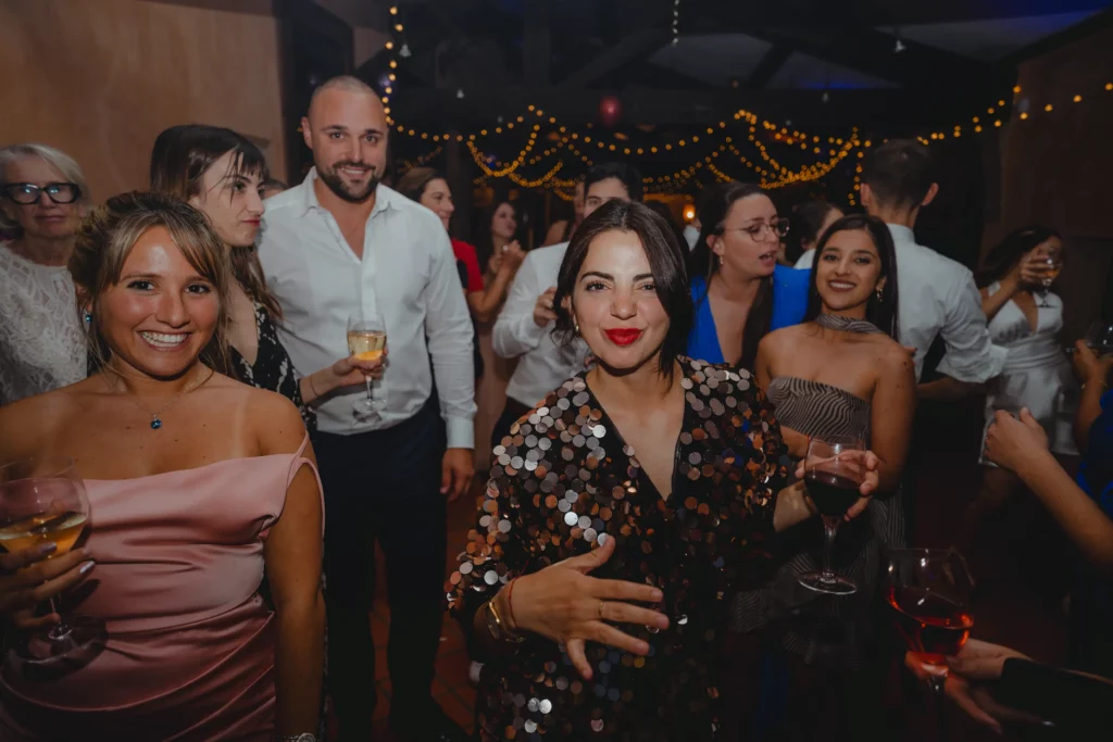 photo de soirée de mariage