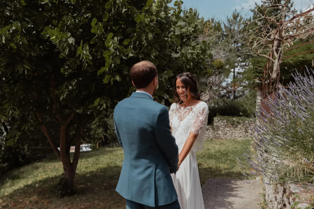 first look des mariés